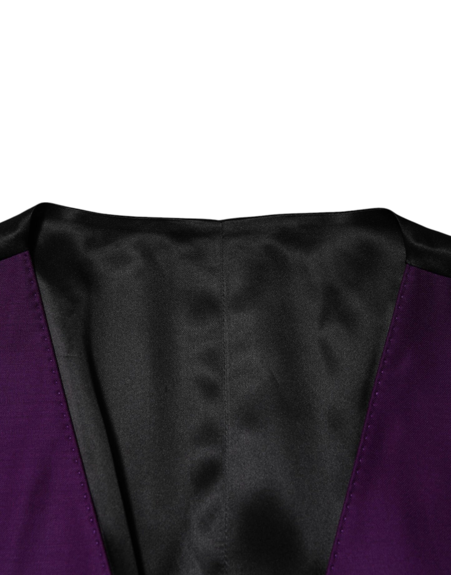 Purple Wool Dress Formal Waistcoat Vest