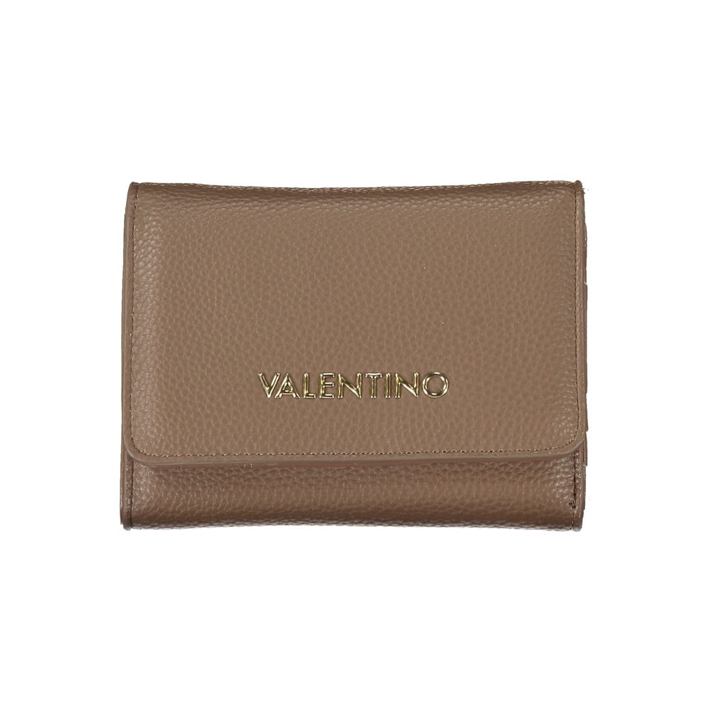 Brown Polyethylene Women Wallet