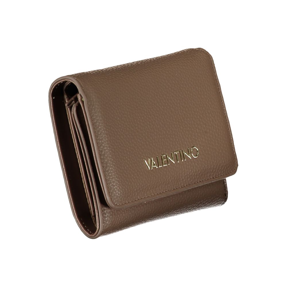 Brown Polyethylene Women Wallet