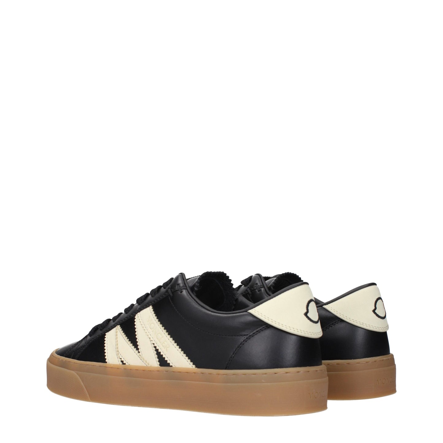 Black Leather Low Tops