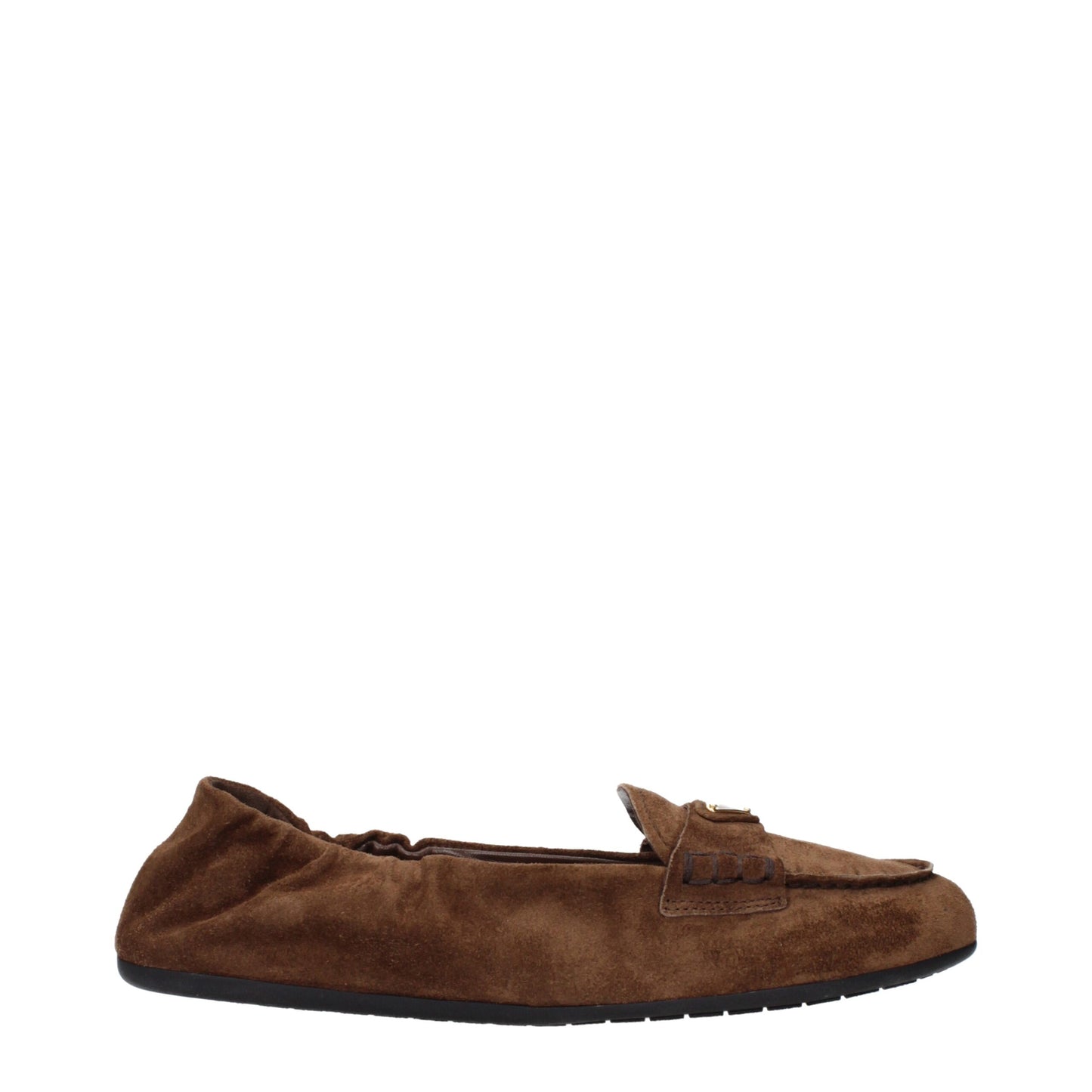 Brown Leather Slip-On Loafers