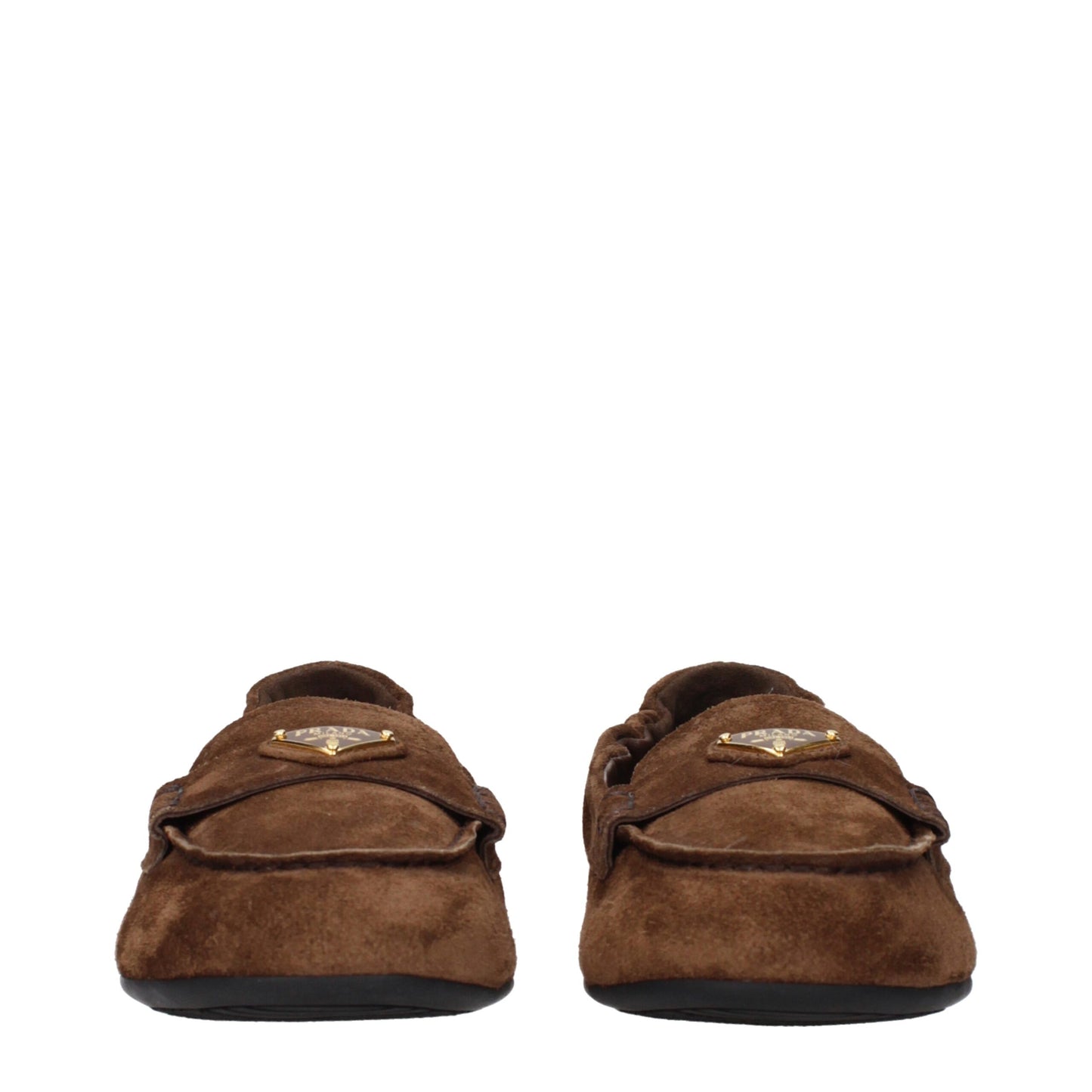 Brown Leather Slip-On Loafers