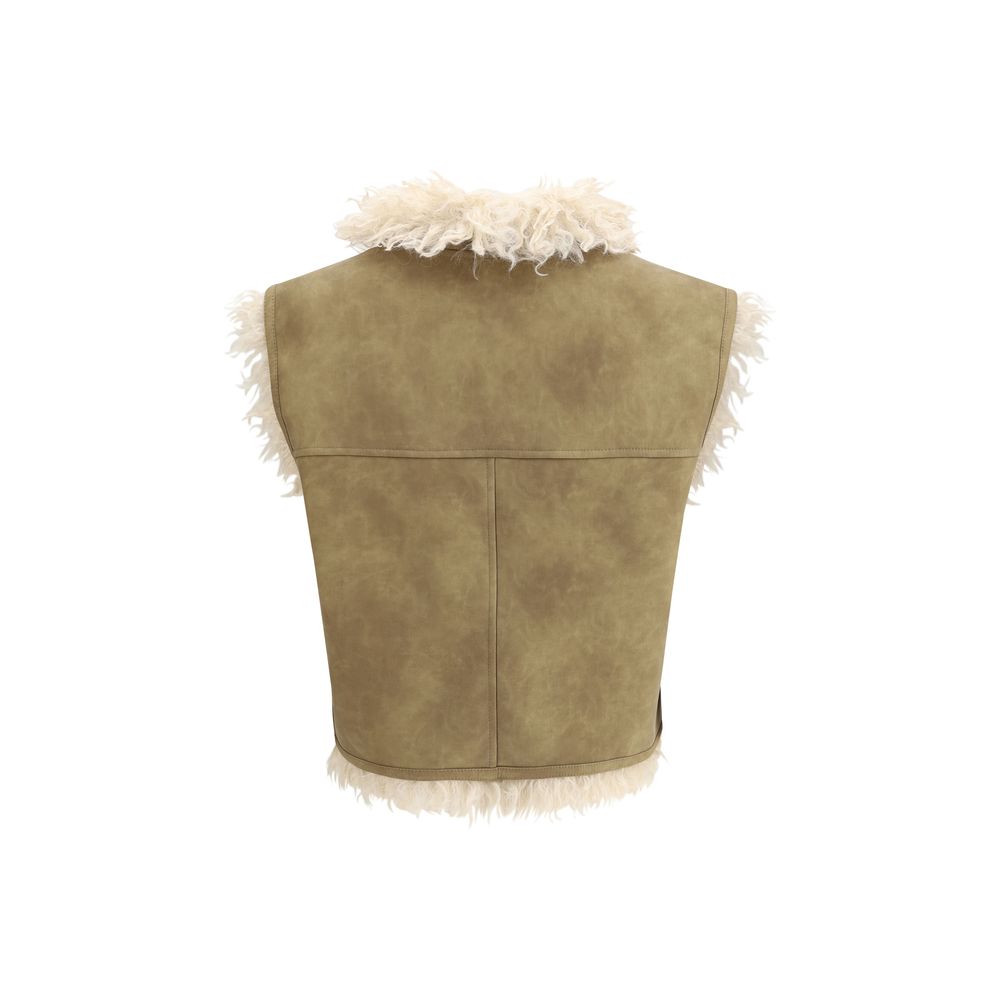Shearling faux leather Clara Gilet