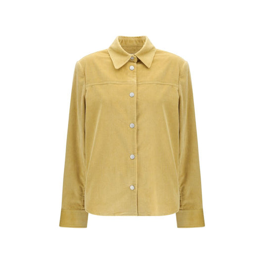 Yellow Cotton Denim Jacket