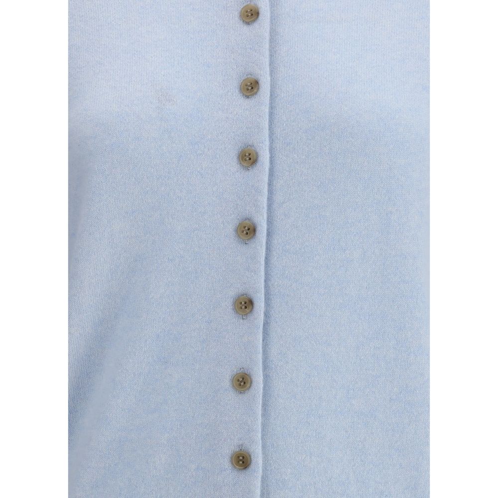 Light Blue Cashmere Cardigan