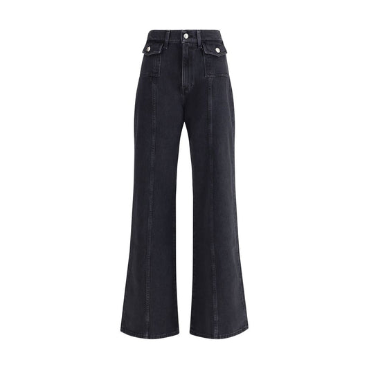 Black Cotton Jeans Denim