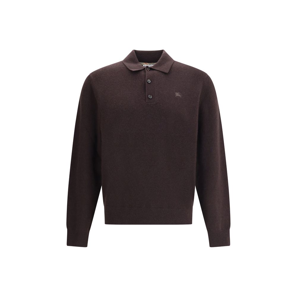 Cashmere long-sleeved polo Sweater