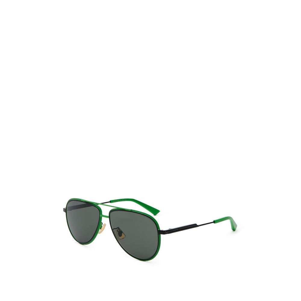 Green Metal Sunglasses