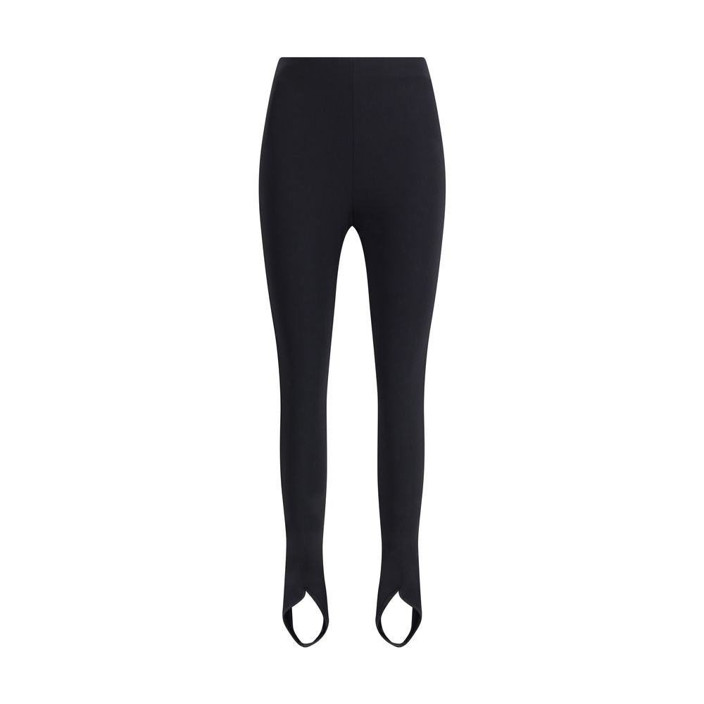 Slim fit black Bracket Leggings