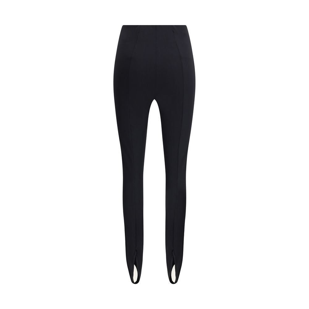 Slim fit black Bracket Leggings