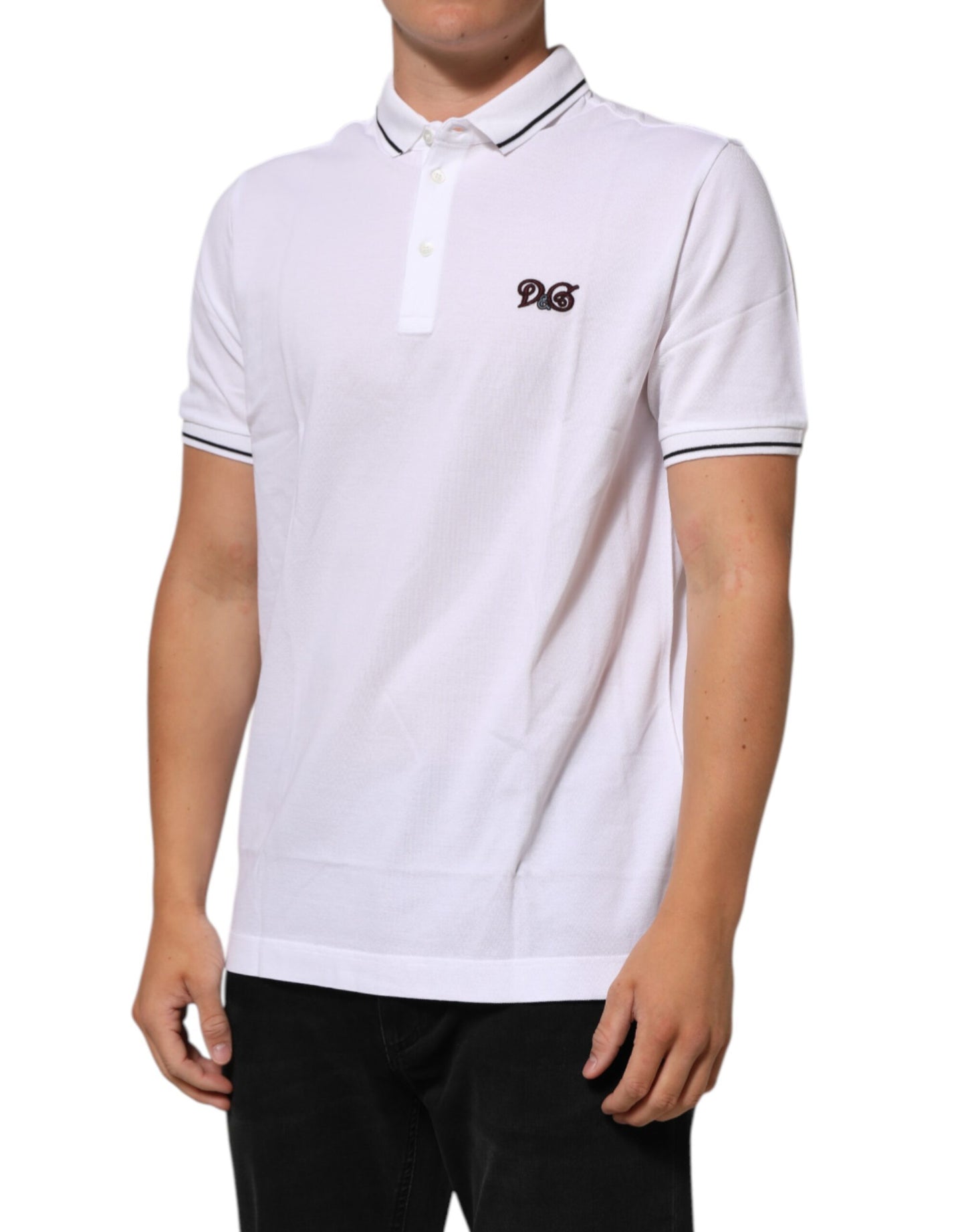 Logo Embroidery Cotton Polo T-shirt