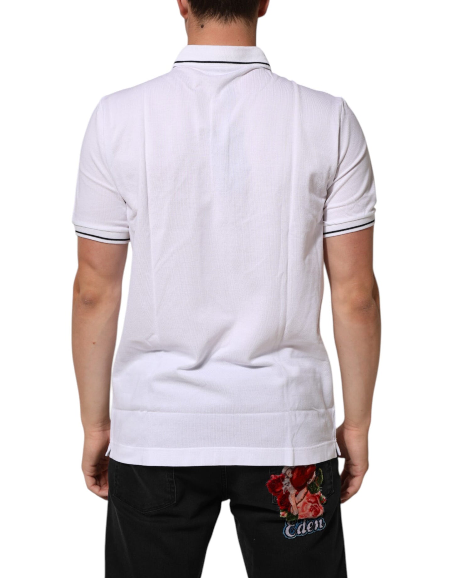Logo Embroidery Cotton Polo T-shirt