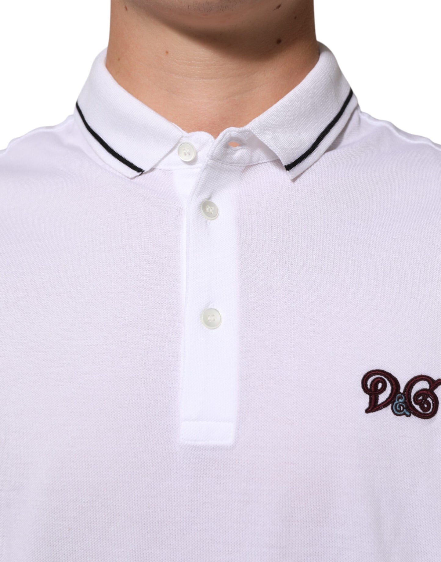 Logo Embroidery Cotton Polo T-shirt