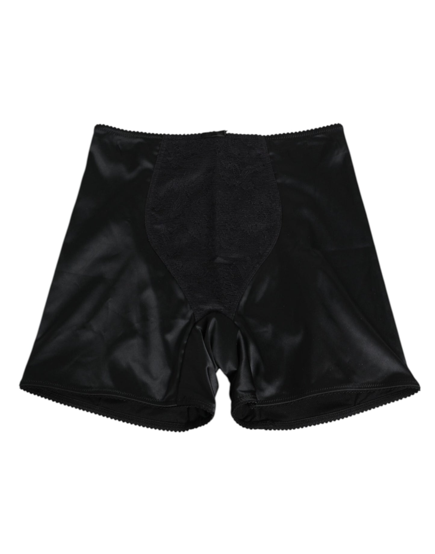 Black Silk Stretch Slip Cycling Women Underwear