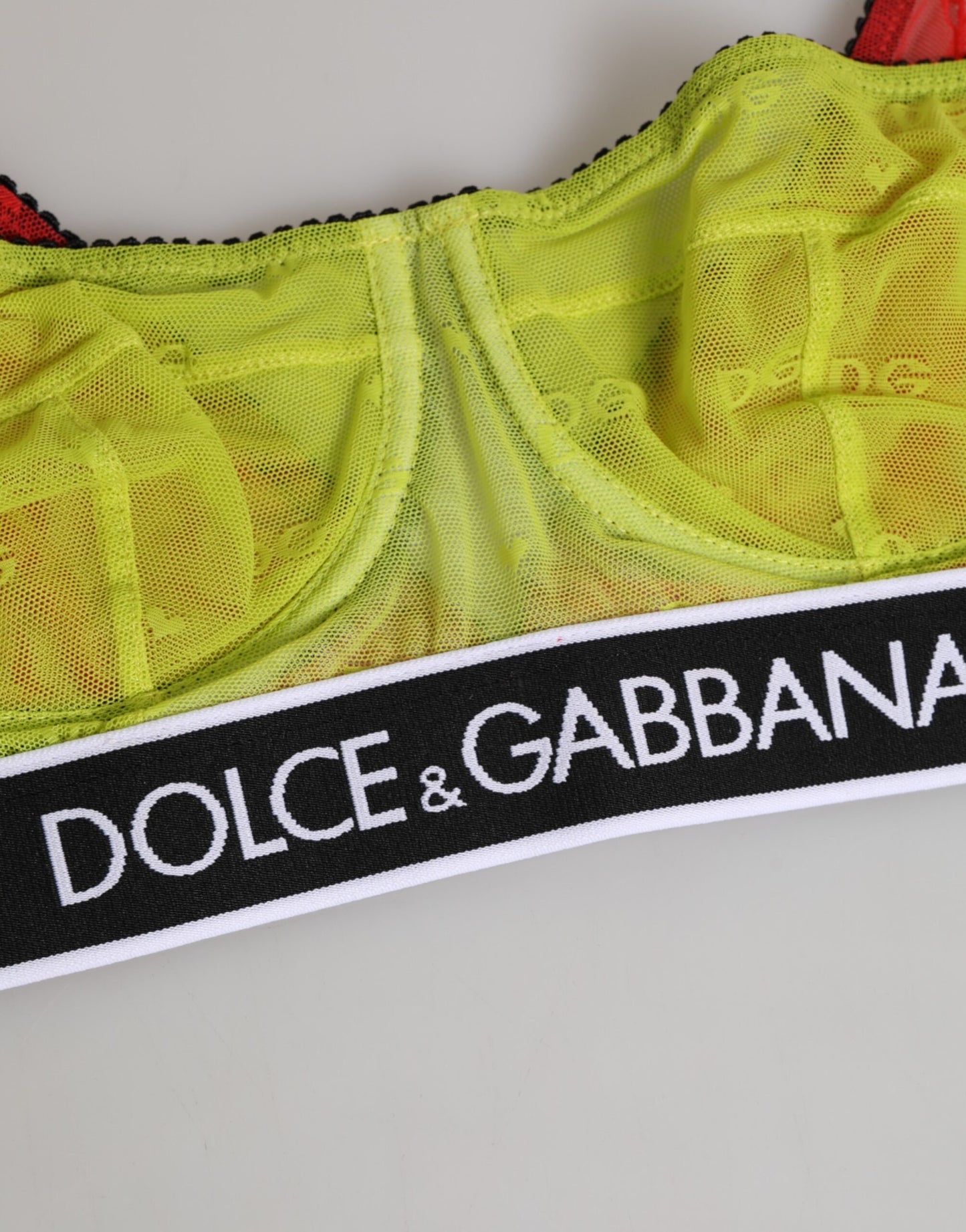 Green Nylon Soft Cup Balconnet Bra Underwear
