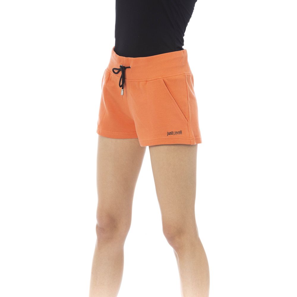 Orange Cotton Short