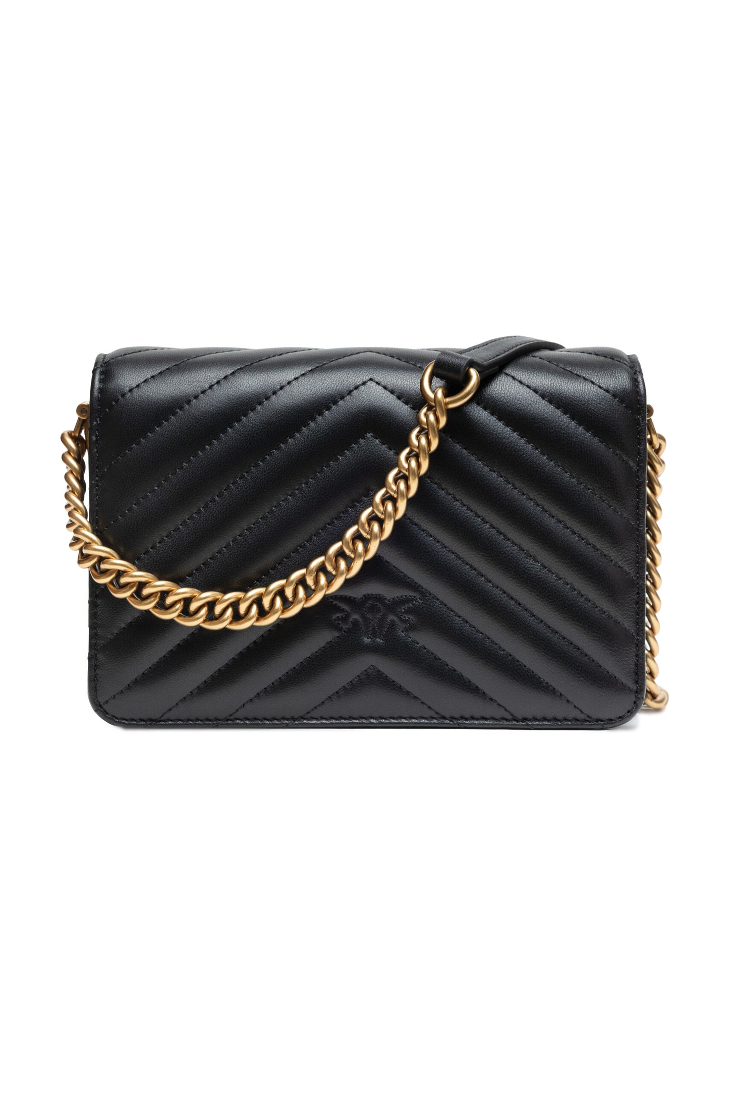 Black Love Click Mini Sheep nappa Chevron