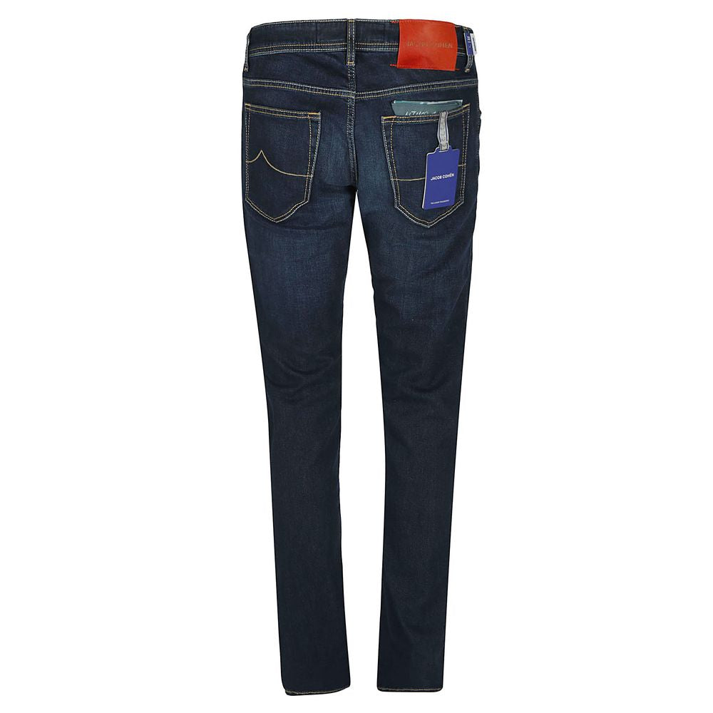 Blue Cotton Jeans Denim