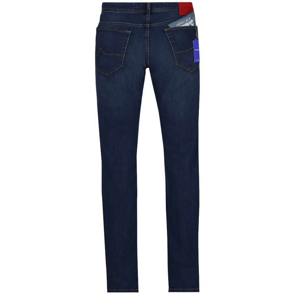 Blue Cotton Jeans Denim