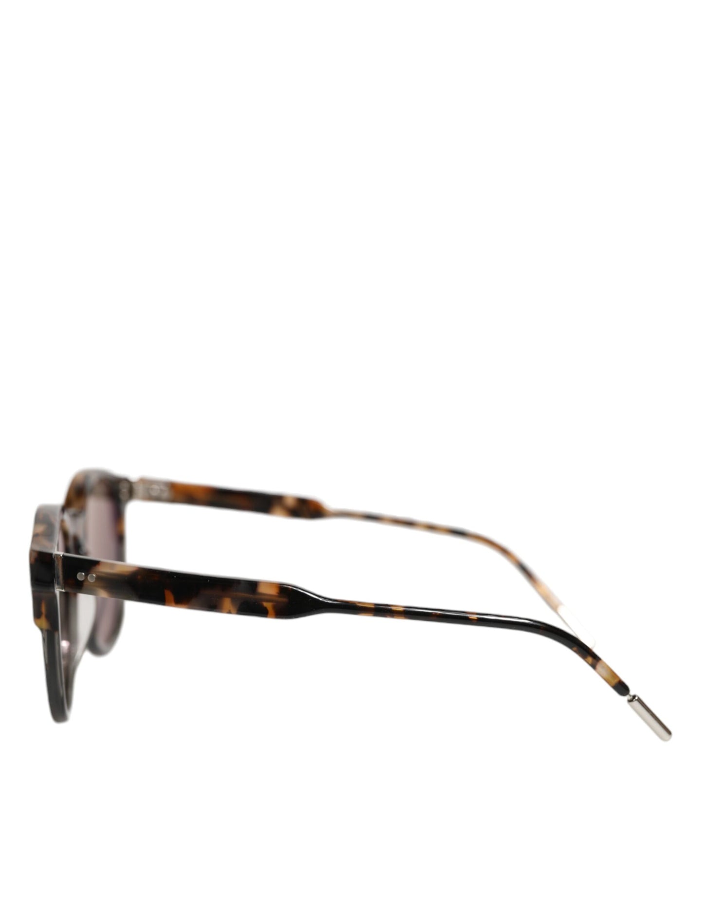 DG4334B Brown Tortoiseshell Round Frame Shades Sunglasses