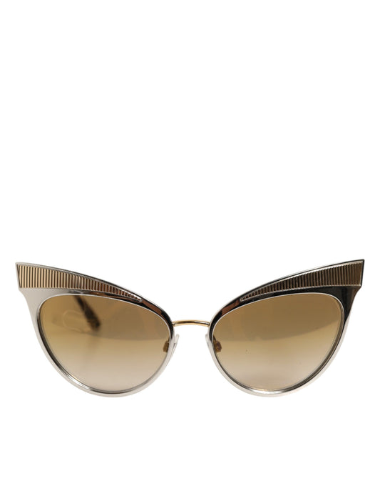 DG2178 Gold Metal Cat Eye Gradient Eyewear Sunglasses
