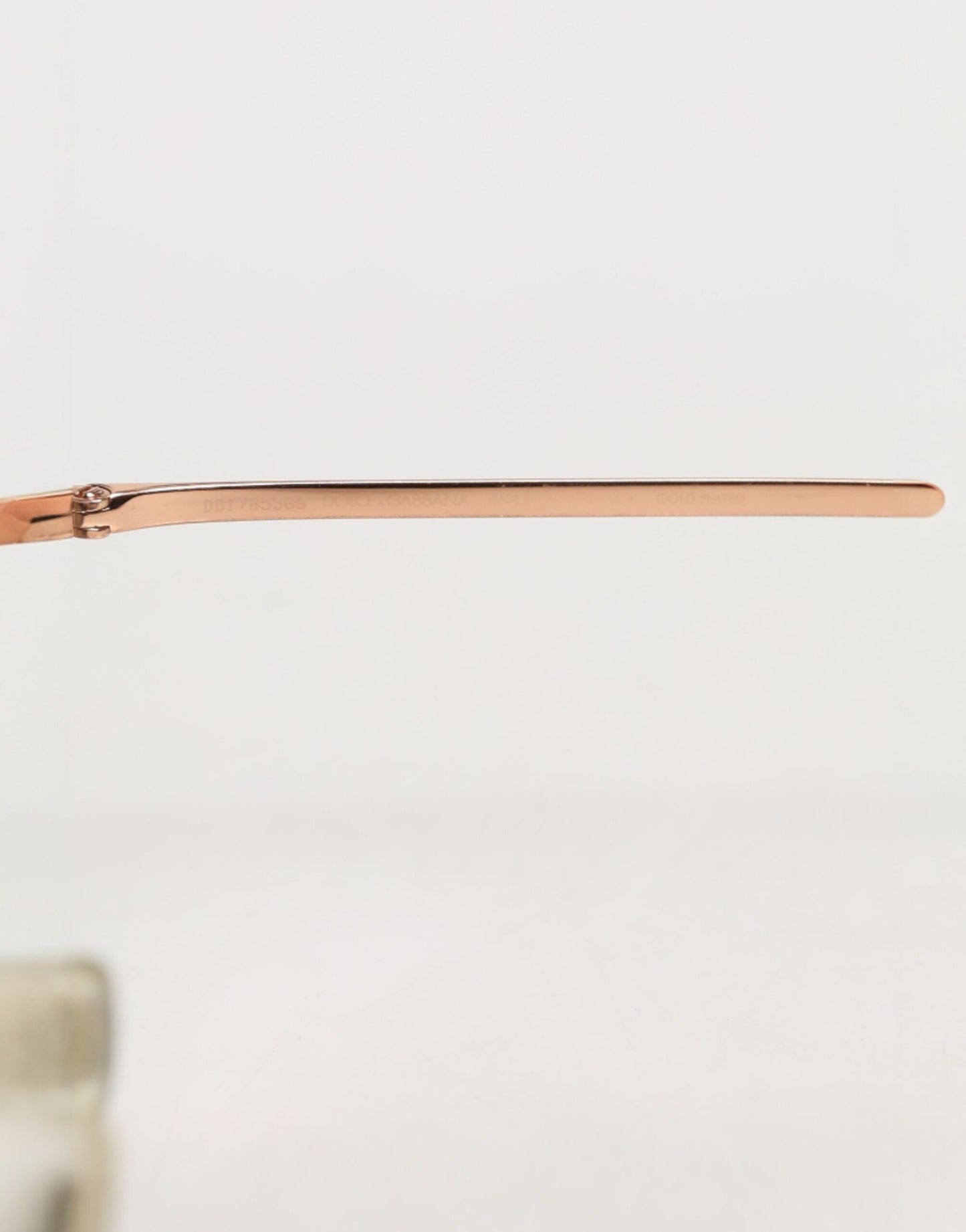 DG2215K Gold Metal Round Shades Eyewear Sunglasses