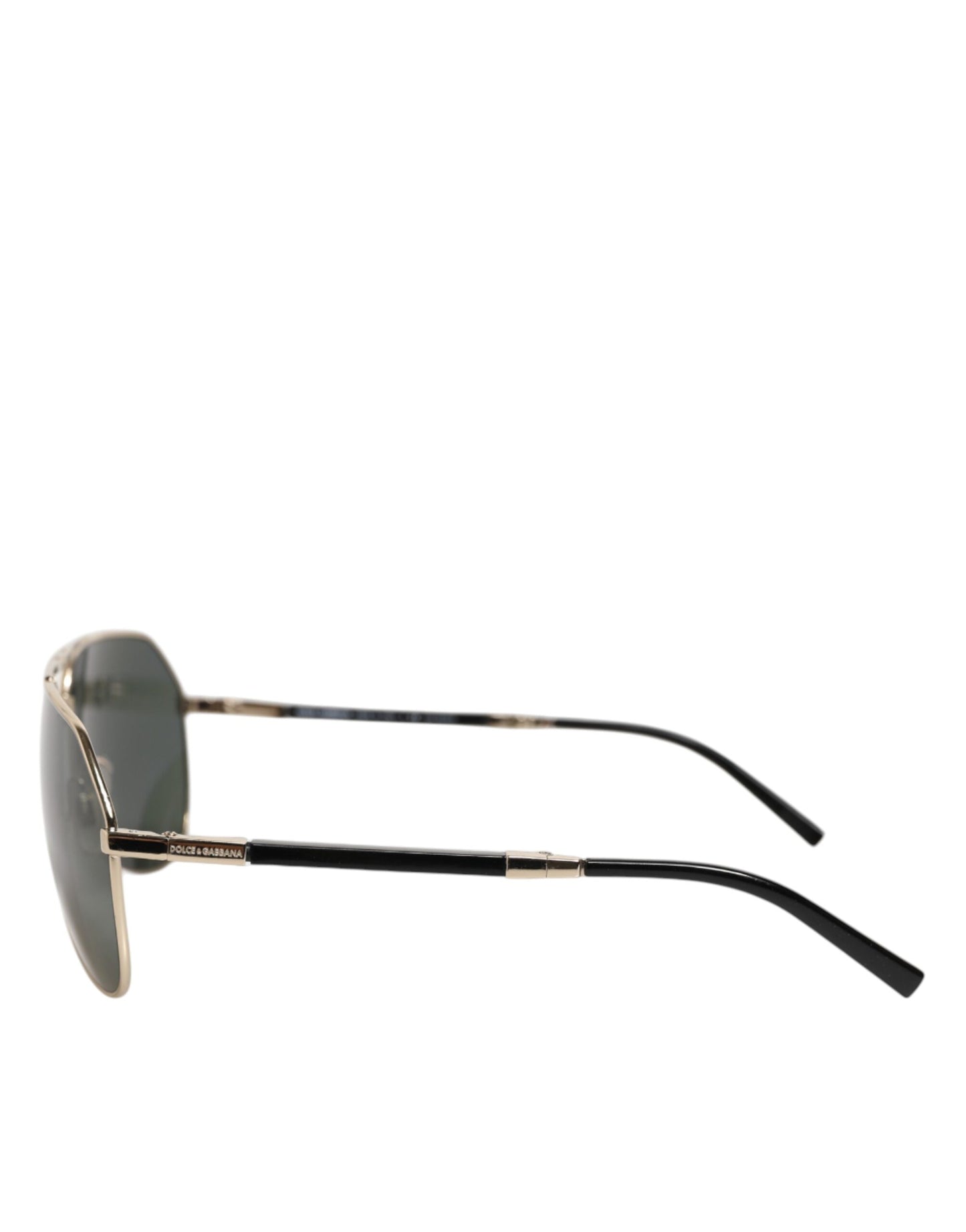 DG2106K Black Gold Plated Polarized MetalFrame Sunglasses