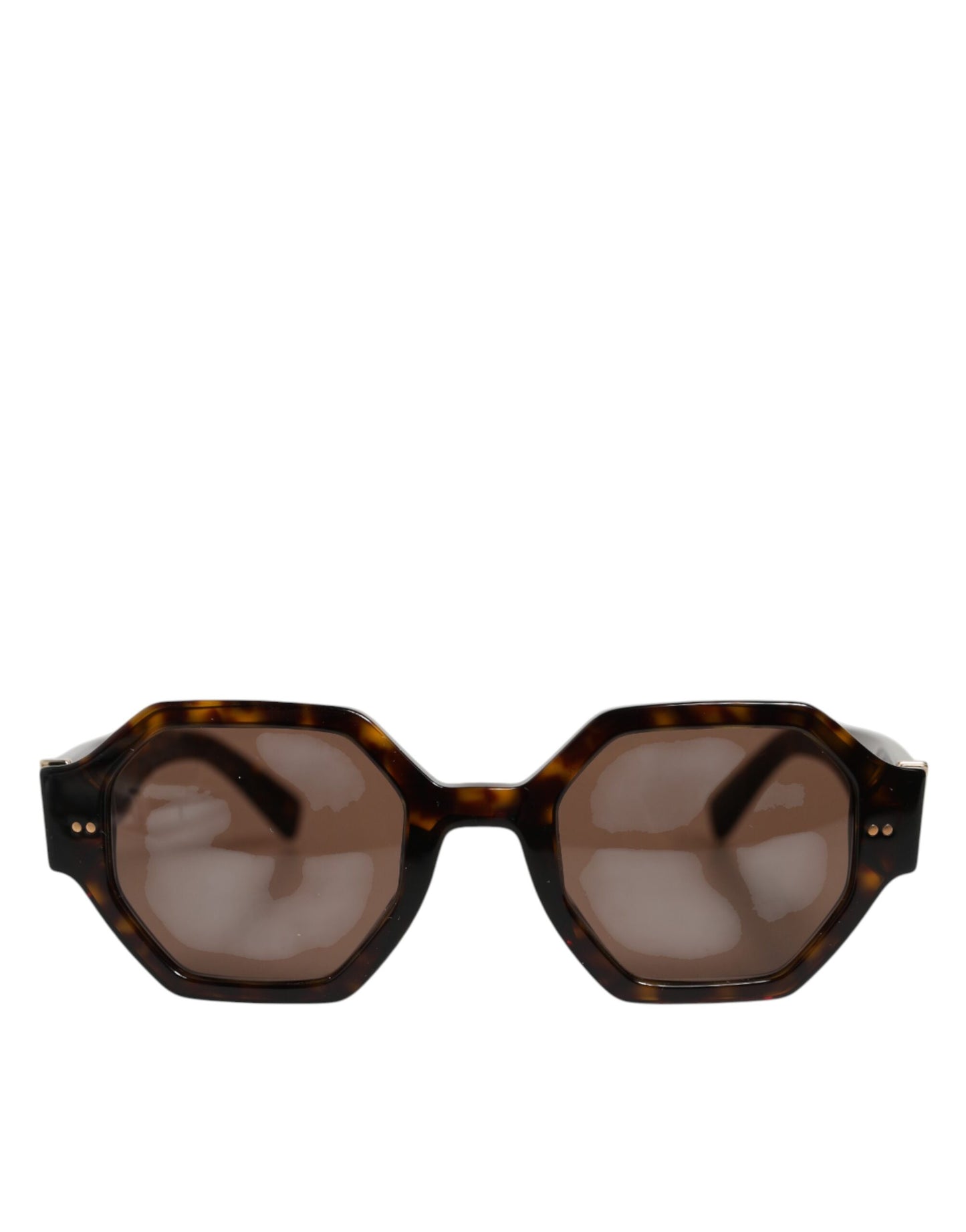 DG4379F Tortoiseshell Brown Acetate Geometric Shades Sunglasses