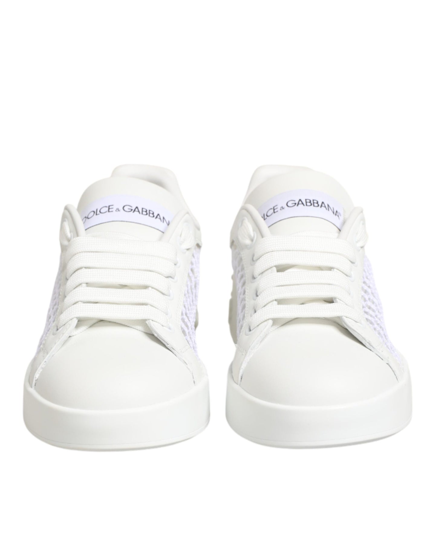 White Mesh Inserts Low Top Sneakers Shoes