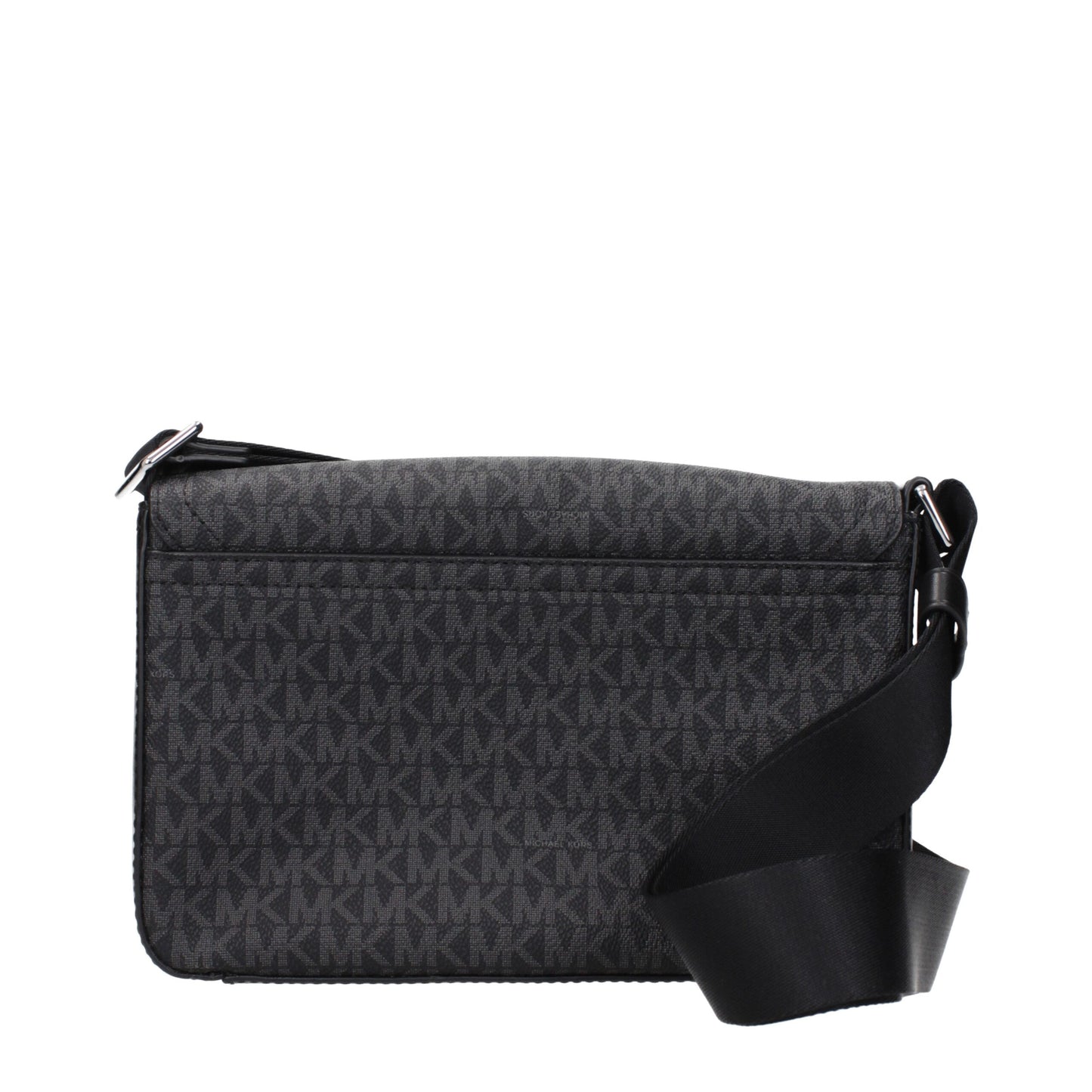 Black Fabric Crossbody Bag