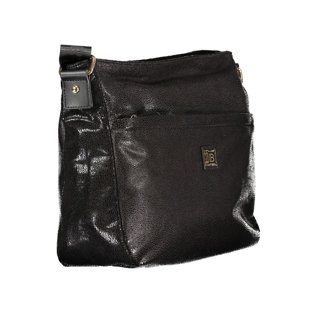 Black Polyester Handbag