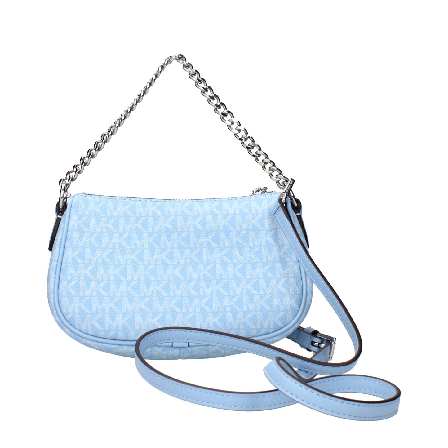 Light Blue Fabric Handbag