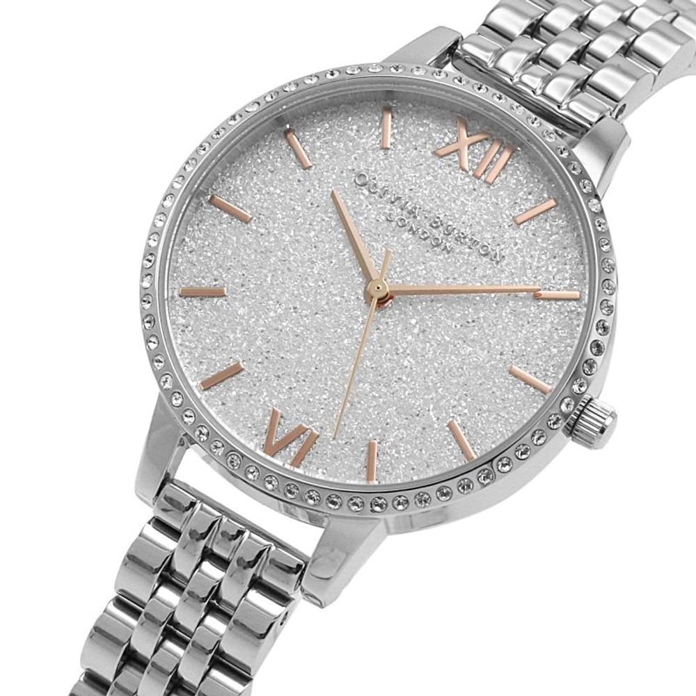 Silver Stainless Steel Dress Watch