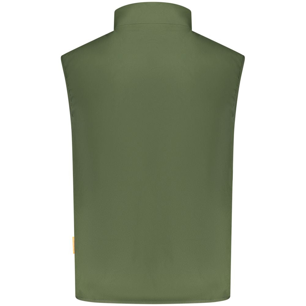 Green Polyester Men's Jacket