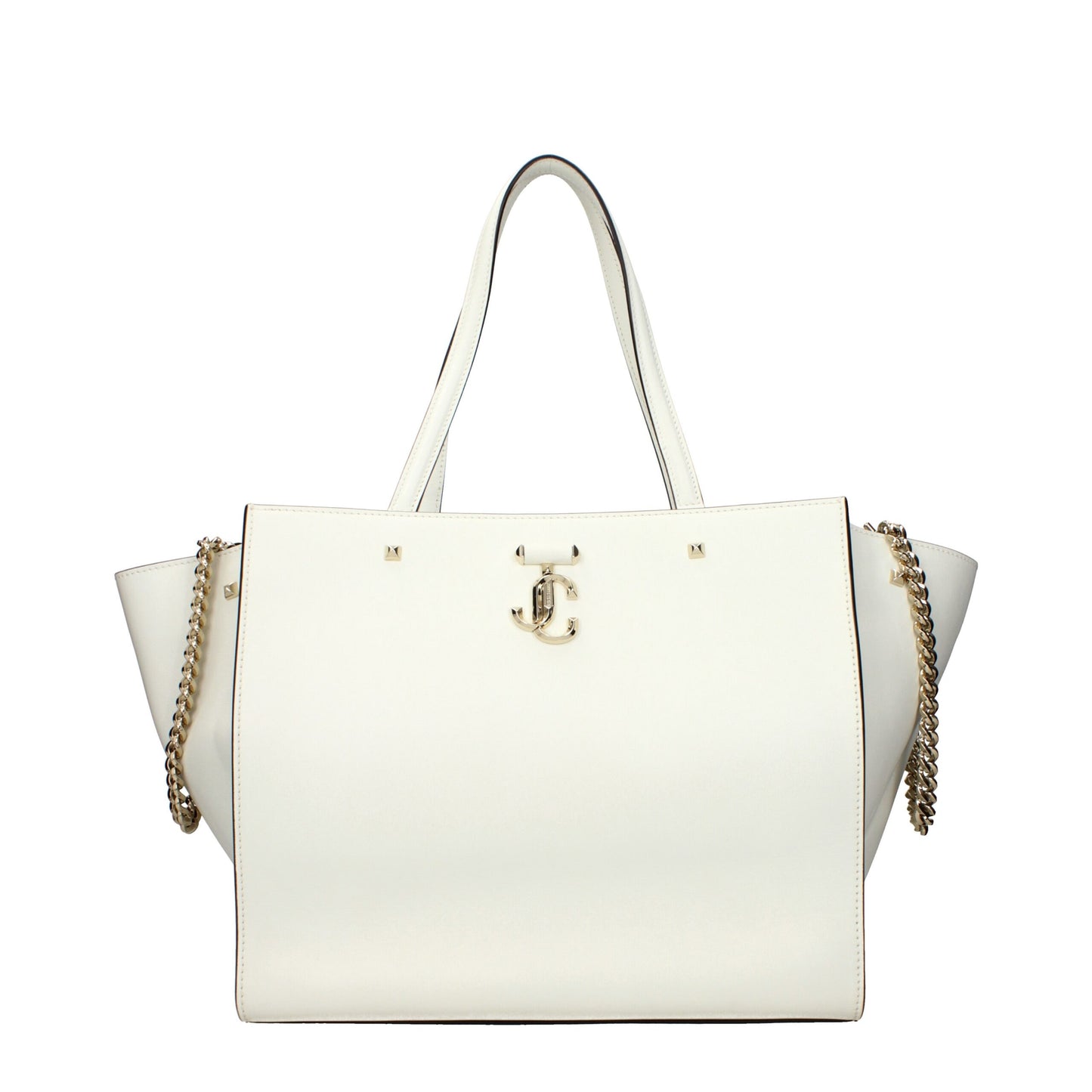 White Leather Shoulder Bag