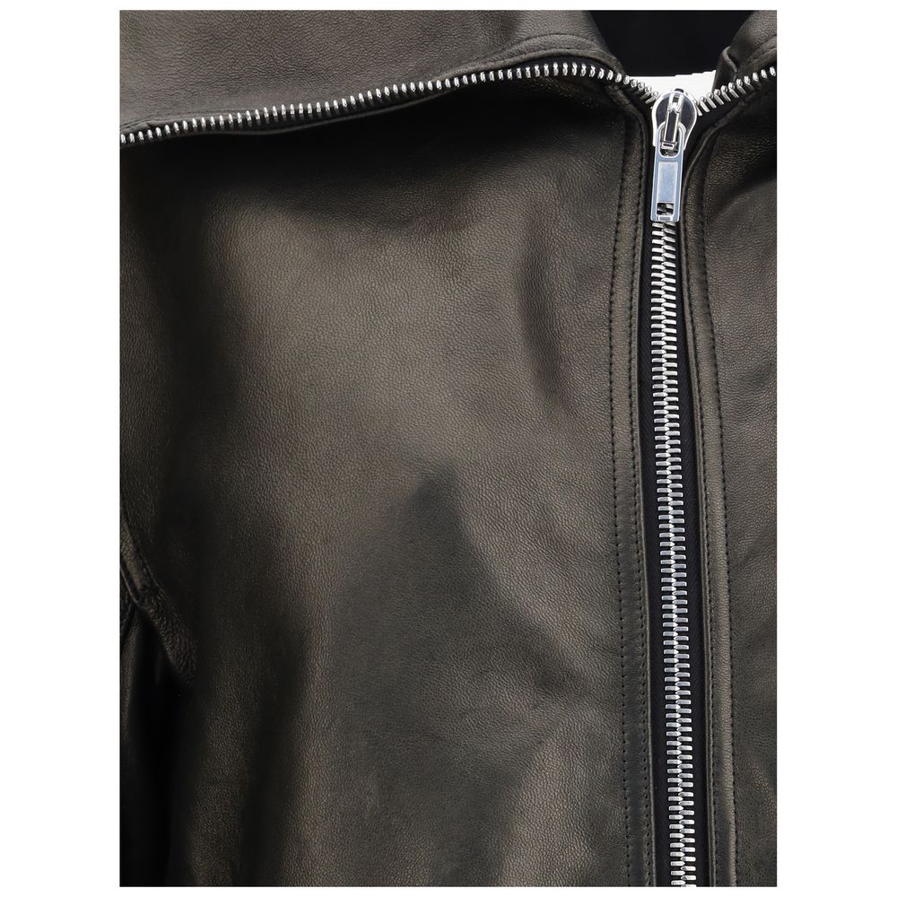 Black Lamb Leather Jackets And Coat