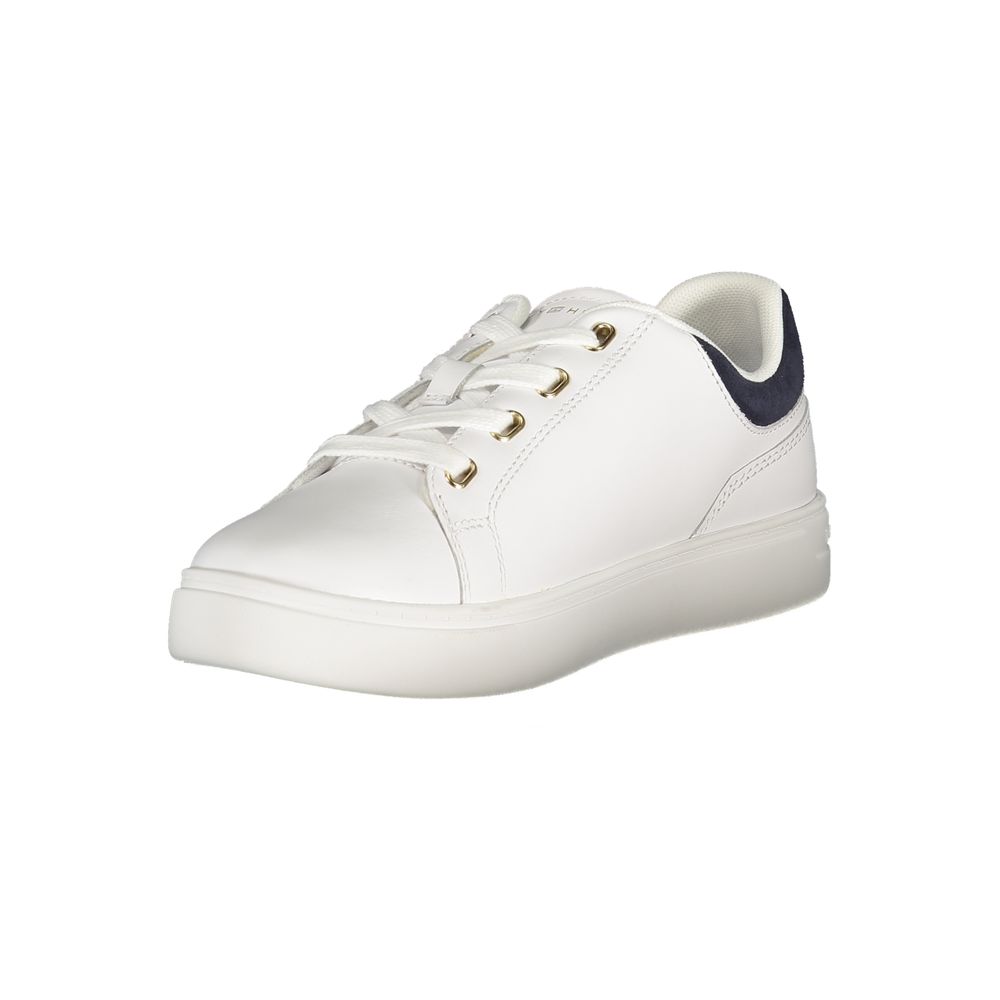 White Leather Women Sneaker
