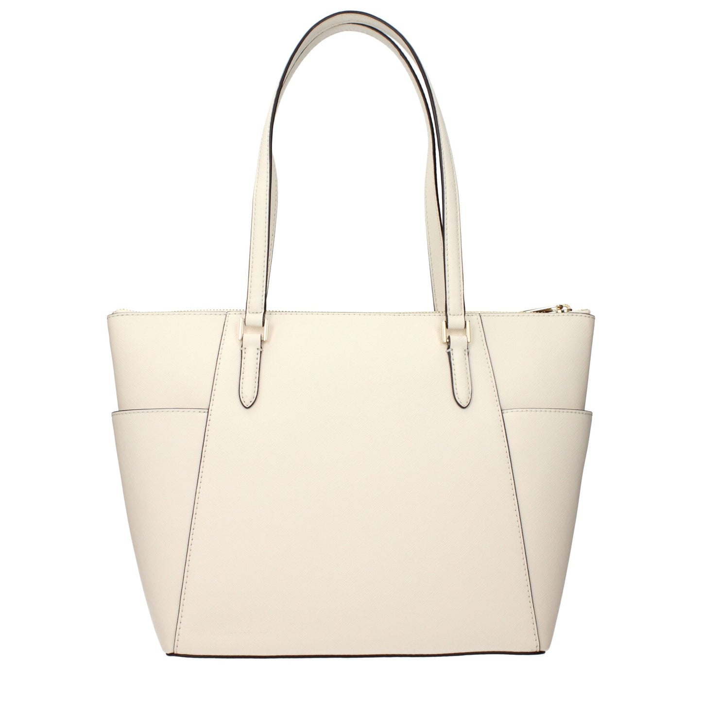 Beige Leather Shoulder Bag