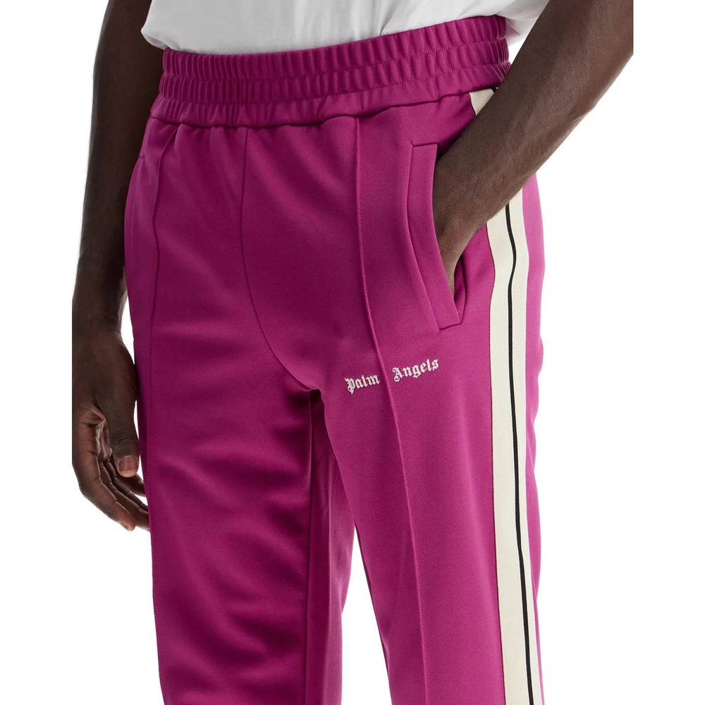 Purple Polyester Joggers (Workout Pants)