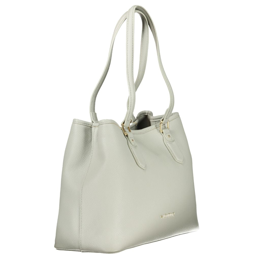 Gray Polyethylene Handbag