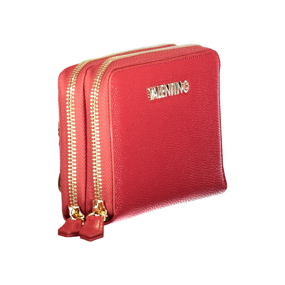 Red Polyethylene Women Wallet