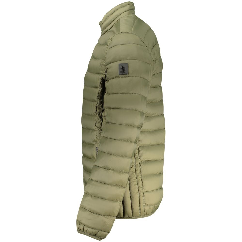 Green Polyamide Men Jacket