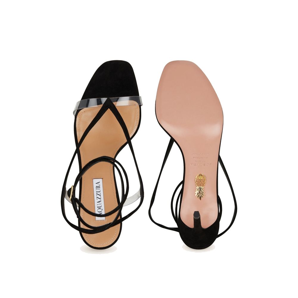 Black Calfskin High Heel Pumps