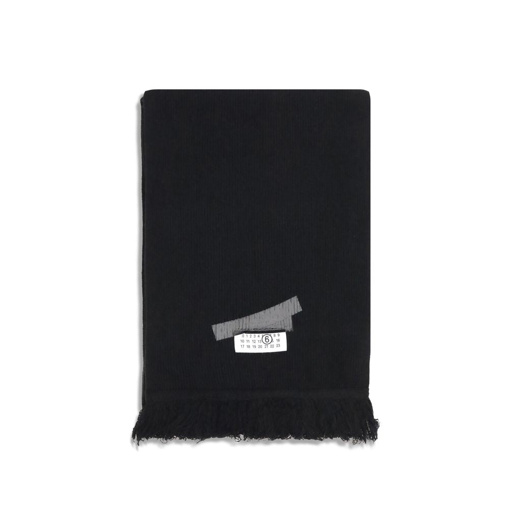 Black Wool Scarf