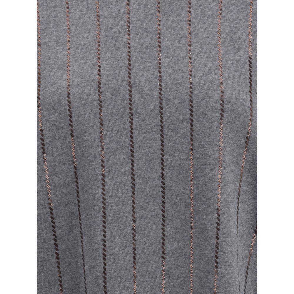 Gray Cotton Sweatshirt