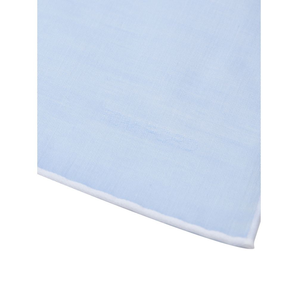 Blue Cotton Clutch Bag