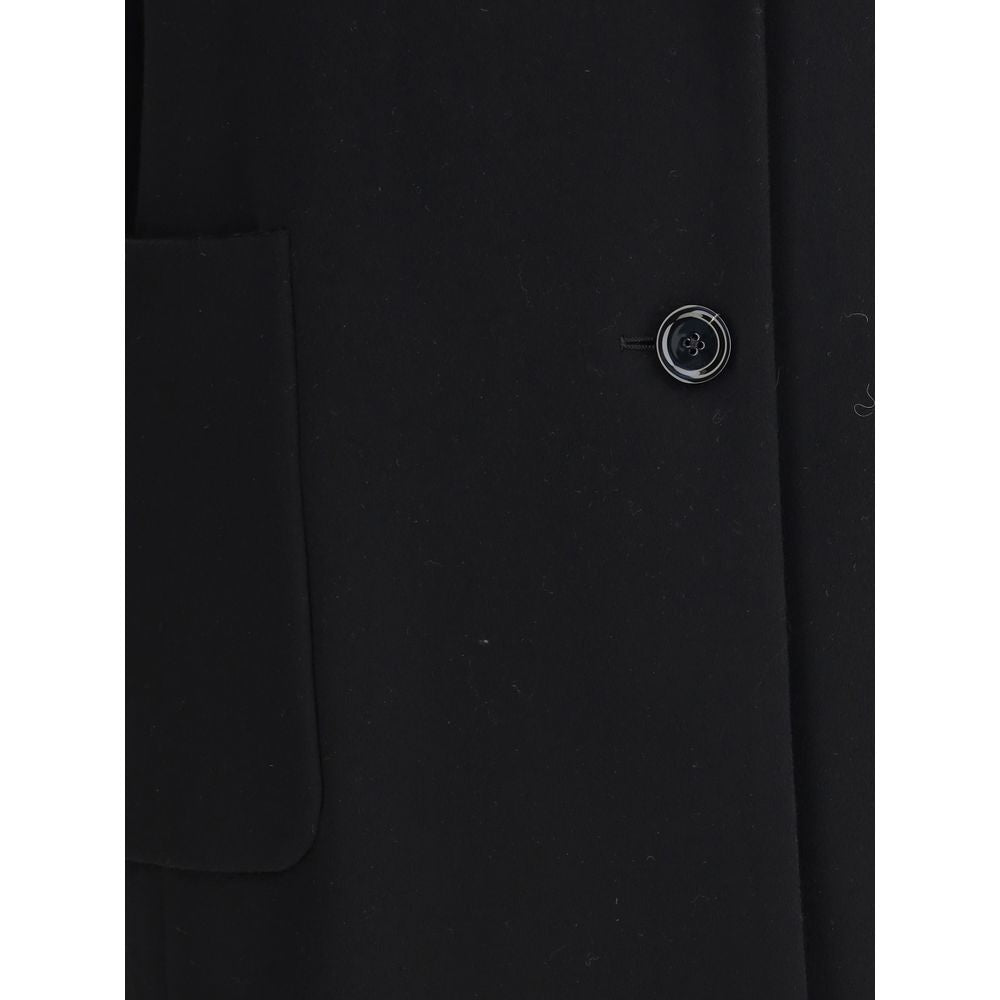 Black Cashmere Coat
