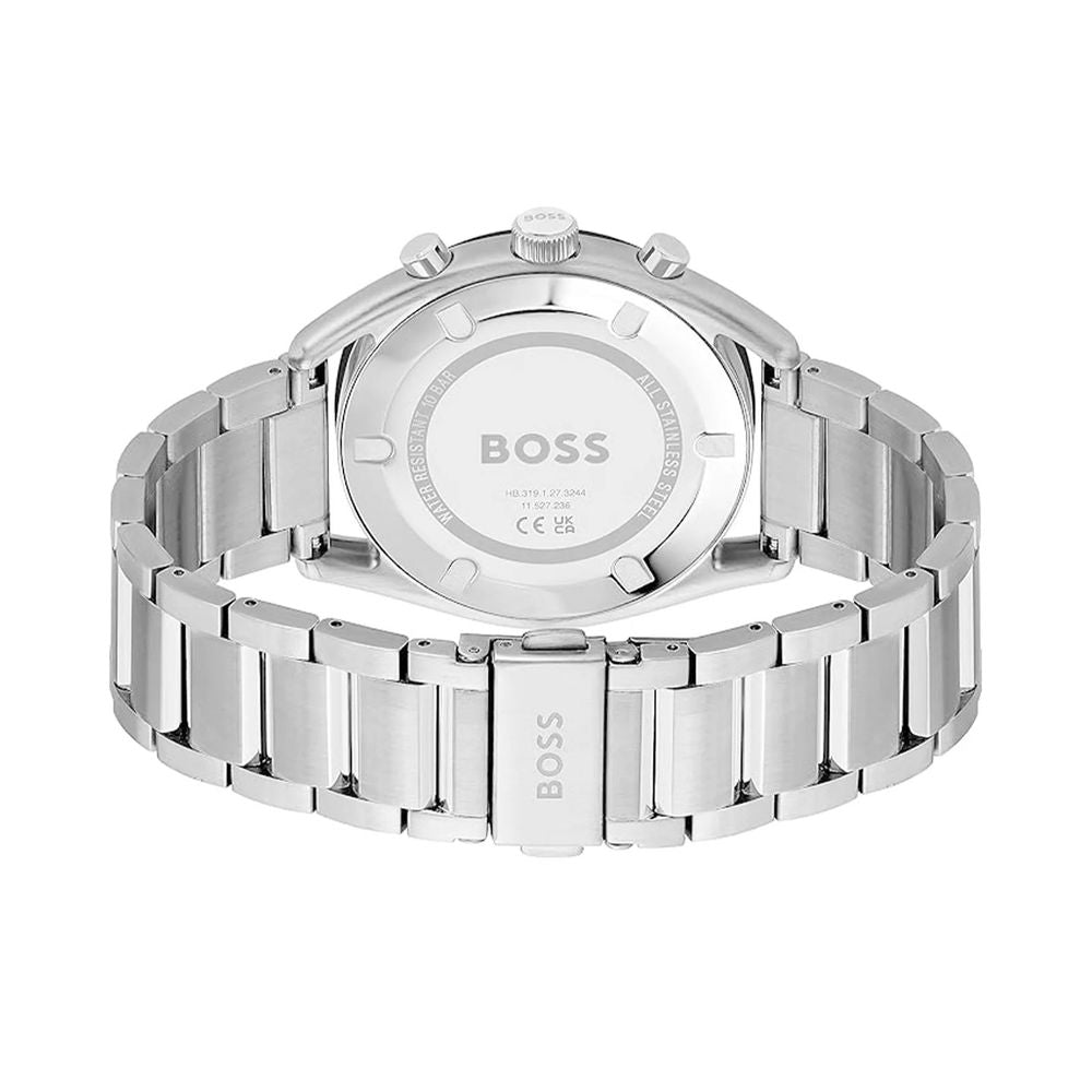 Gray Stainless Steel Dress Watch