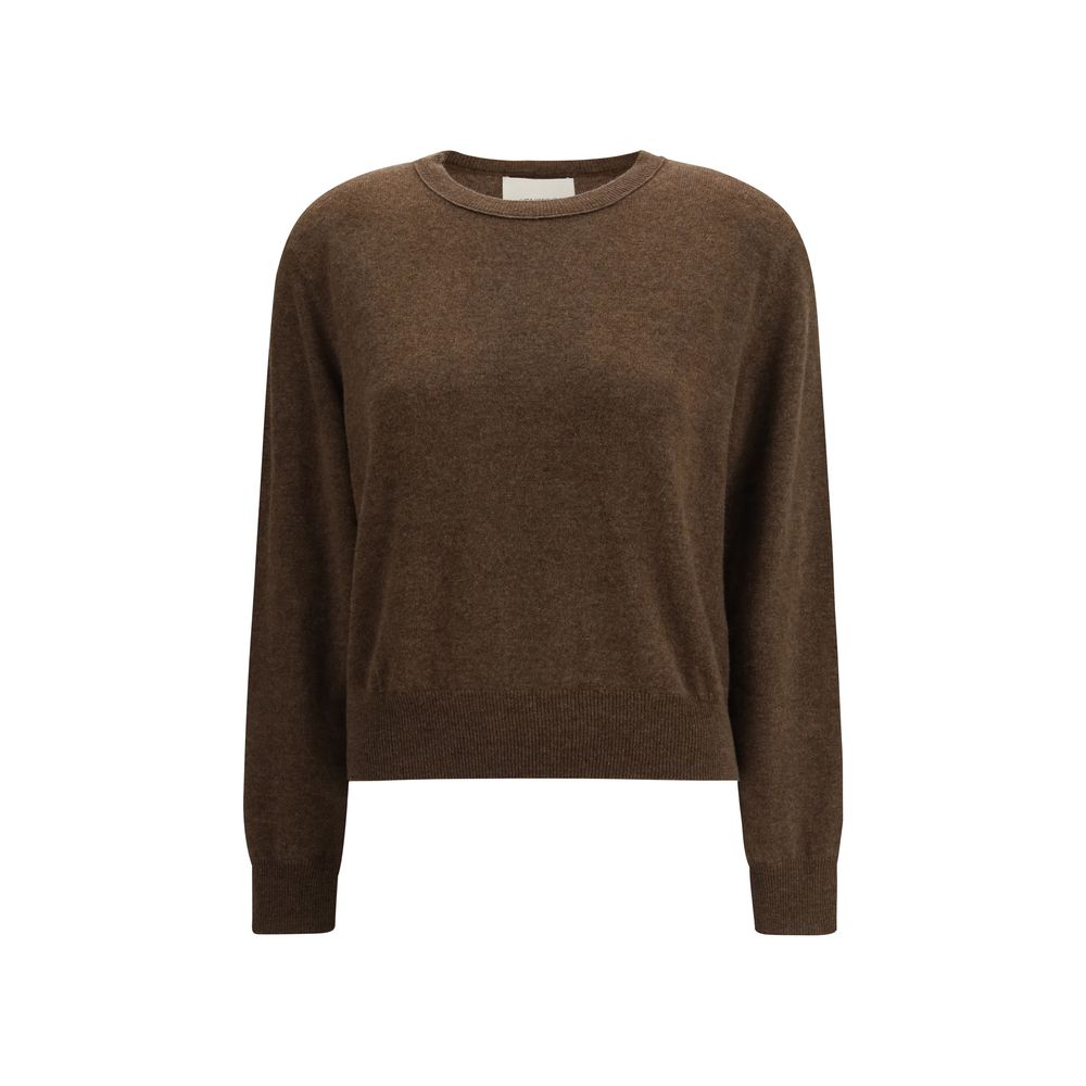 Brown Fleece Wool Sweatshirt