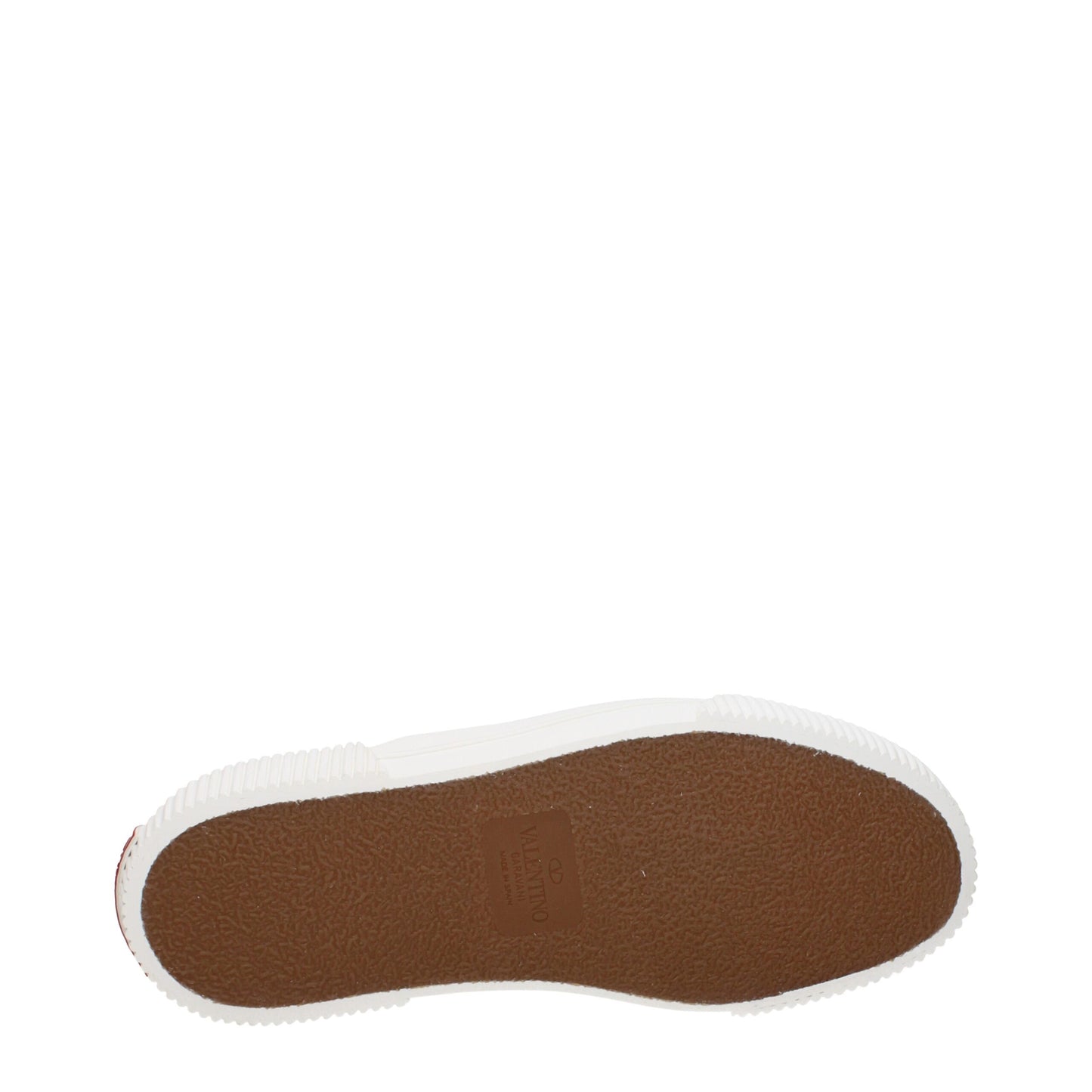 Brown Fabric Slip-On Loafers